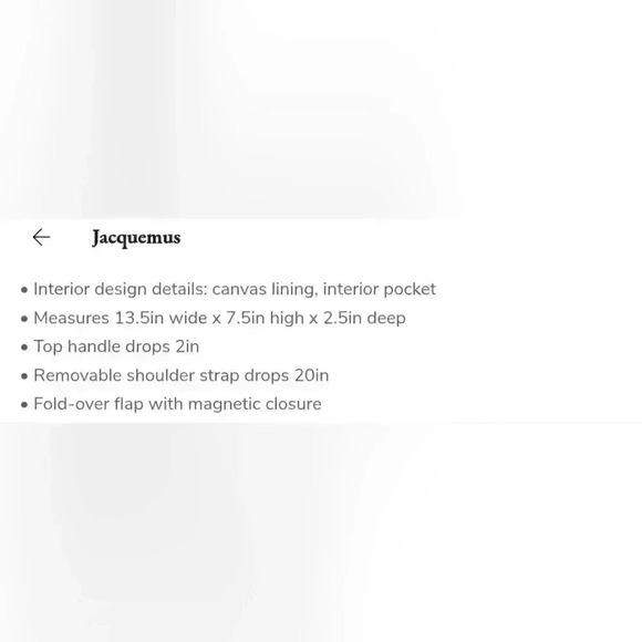 BLACK FRIDAY SALE!!! Jacquemus Le Bambinou Bag - Picture 15 of 15